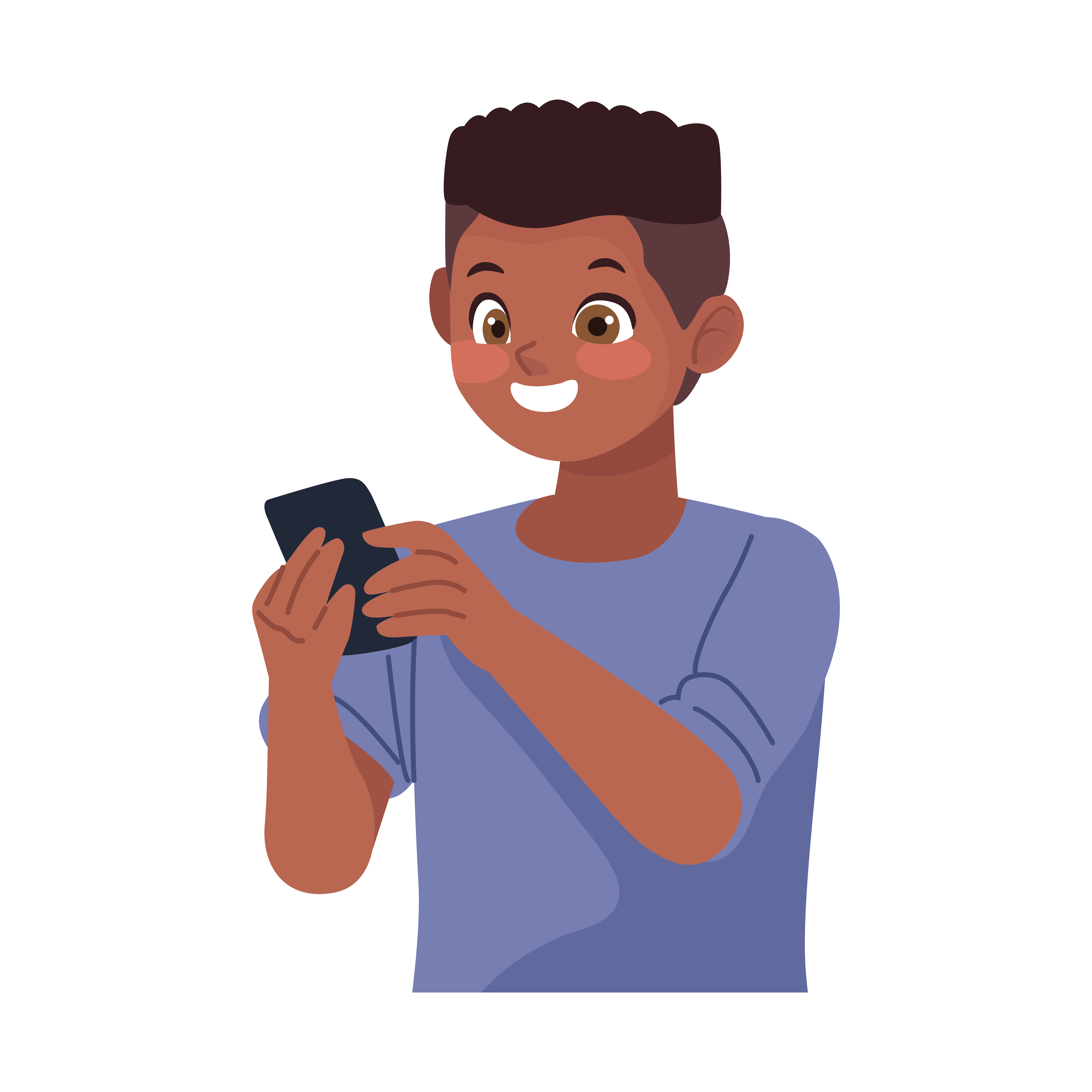 Cliente consultando o portal pelo celular